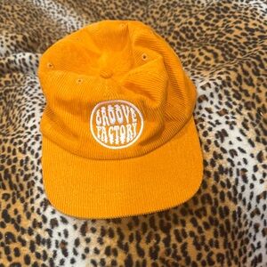 Corduroy Orange Hat